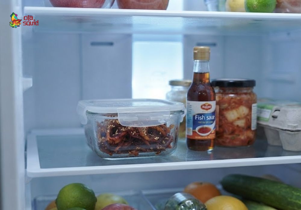 Cách làm mực khô xé sợi tại nhà thơm ngon lạ miệng 12 Bảo quản mực khô xé sợi đúng cách