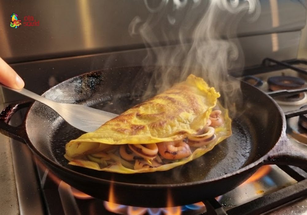 Cách làm bánh xèo tôm mực giòn rụm tại nhà, không tanh 8 Bí kíp giúp bánh xèo giòn rụm, không bị mềm