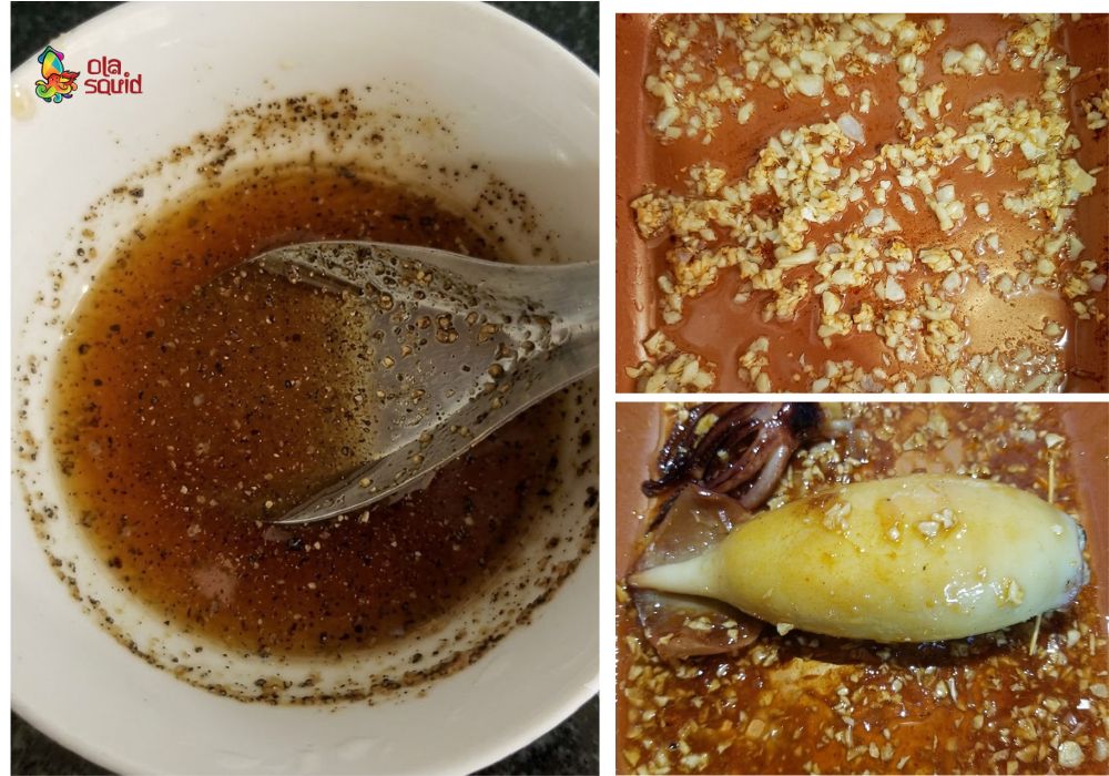 Cách làm mực nhồi thịt rim nước mắm đậm đà, đưa cơm 5 Chiên mực nhồi thịt cùng nước mắm đến khi chín vàng và thấm đều gia vị
